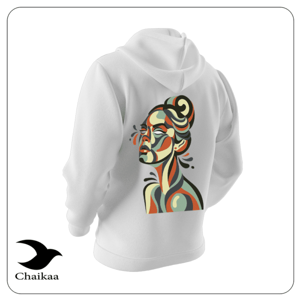 Woman Face Abstract Hoodie