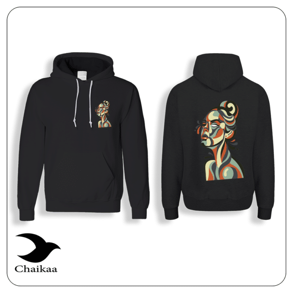 Woman Face Abstract Hoodie