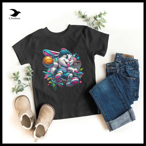 T-SHIRT | Basketball Bunny Boy - Image 6