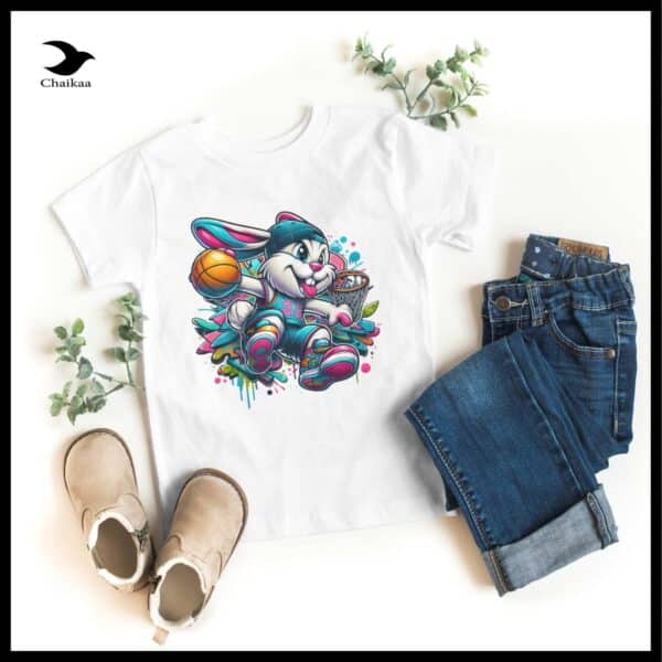 T-SHIRT | Basketball Bunny Boy - Image 5