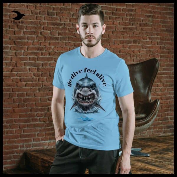 T-SHIRT | GO DIVE FEEL ALIVE - Image 4