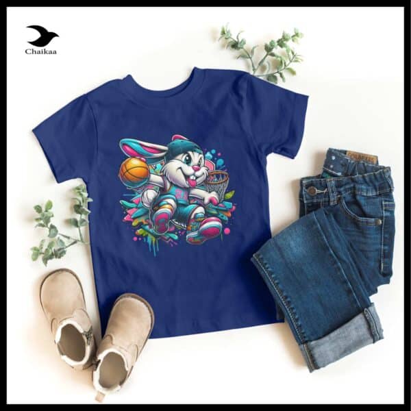 T-SHIRT | Basketball Bunny Boy - Image 4