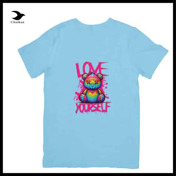 Love Yourself Teddy Bear T-shirt - Image 4