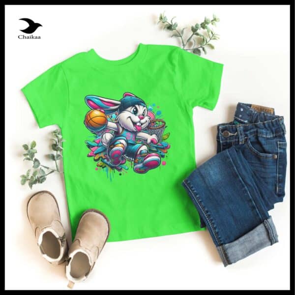 T-SHIRT | Basketball Bunny Boy - Image 3