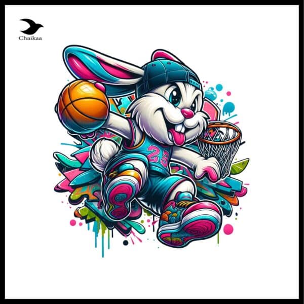 T-SHIRT | Basketball Bunny Boy - Image 7